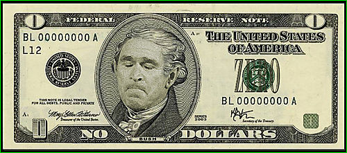 Zero Dollar Bill