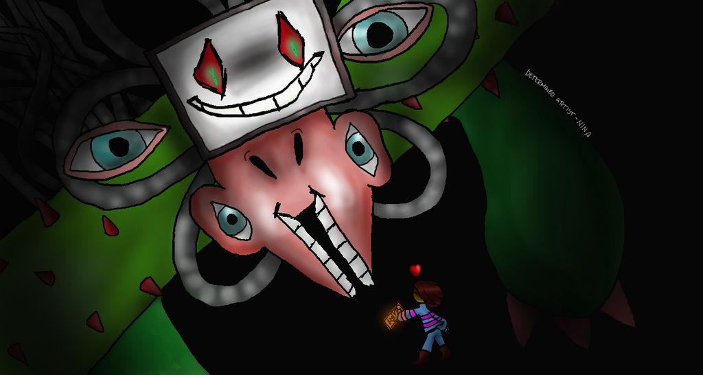 Omega Flowe UnderTale | OMEGA FLOWEY by Draw-4-Fun on DeviantArt