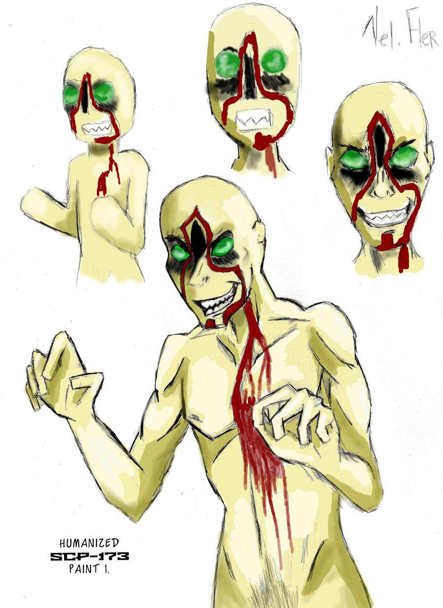 Scp 173 Fanart/My Take on Scp-173 by UnkownFenikenFox on DeviantArt