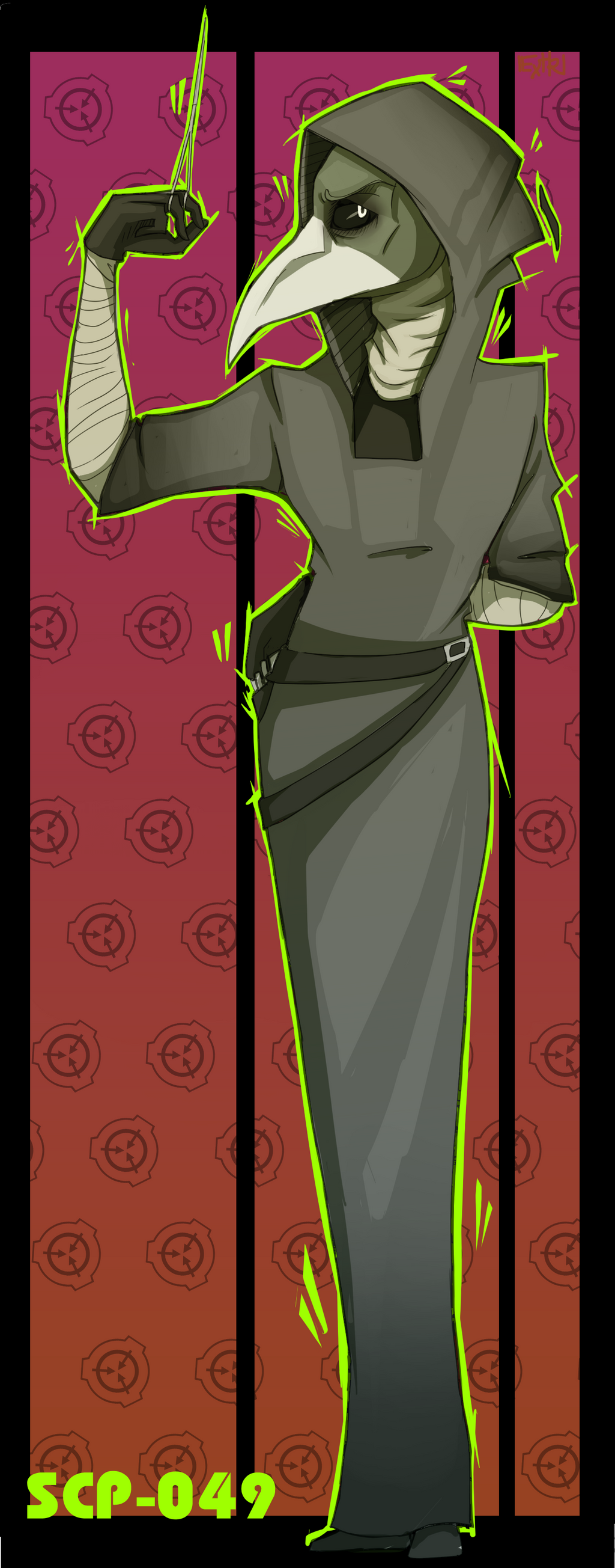 SCP-049, SCP-096, SCP-173  SCP Humanized by Alloween on DeviantArt