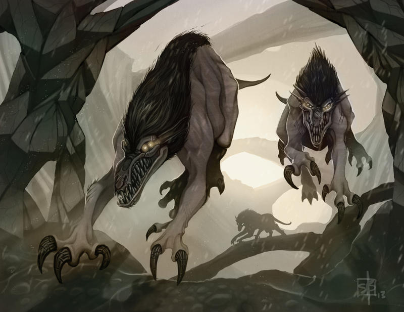 Alien Wolves Alien Wolves by SarahJaneArt on DeviantArt