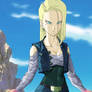 Super Android 18 ready to fight