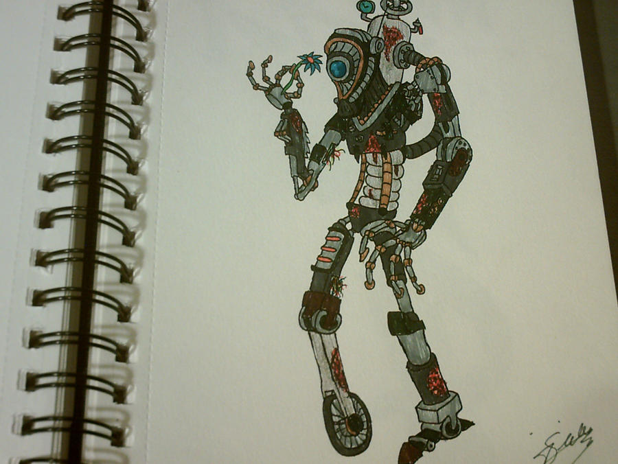 Weekly drawing - A Robot by Brollonks on DeviantArt