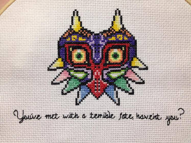 LoZ: Majora's Mask Cross Stitch