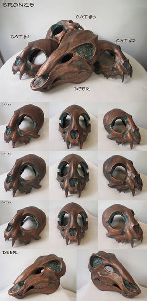 Limited Bronze Masks - FOR SALE