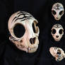 Striped Cat Skull Mask