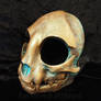 Bronze Cat skull Mask