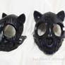 Custom Cat Skull MAsk - Black Panther