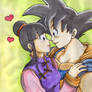 Goku y Milk (Chichi)