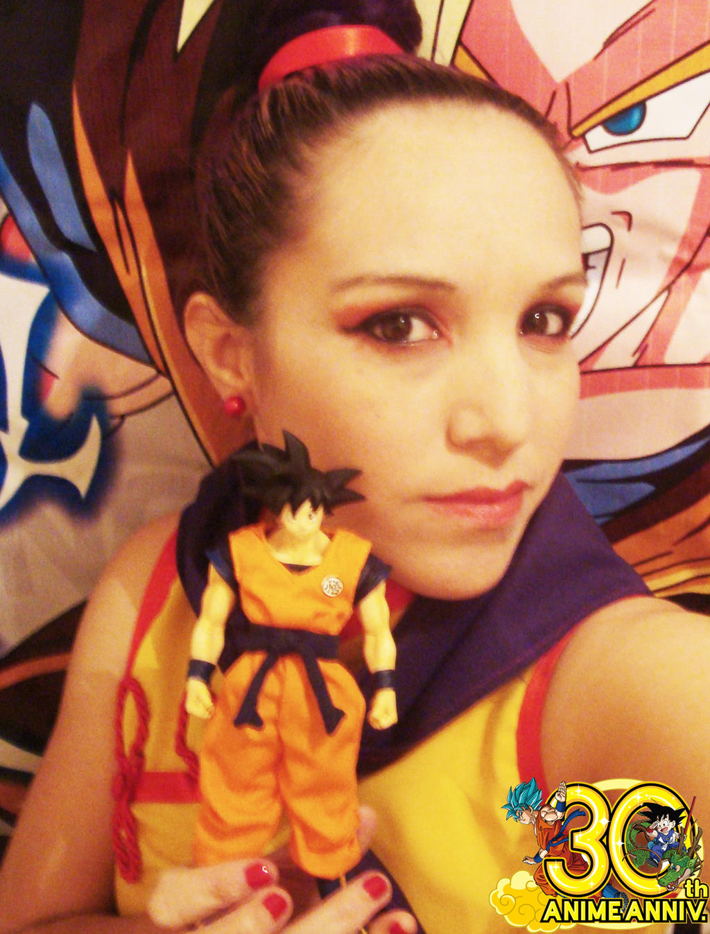 Chichi (Milk) and Goku