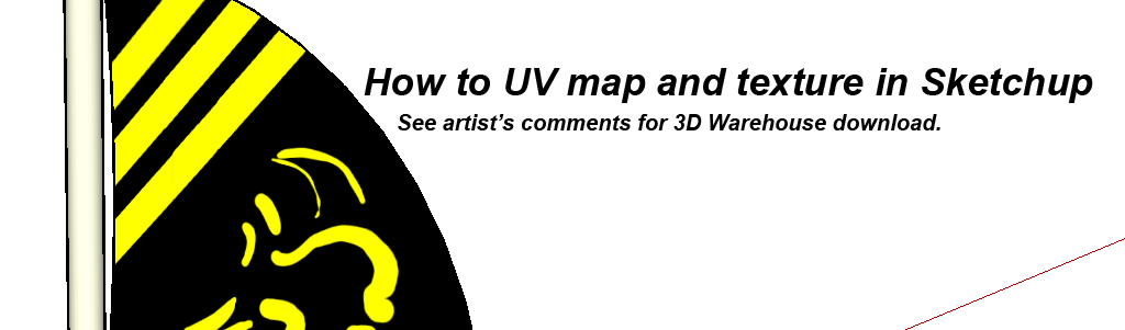 How to UVmap in Sketchup