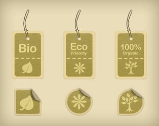 Eco-friendly tags and stickers