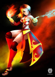 DotA 2 Fanart - Lina Inverse the Slayer