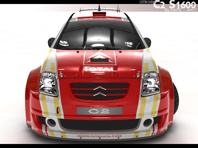 3D - Citroen C2 S1600 - Face