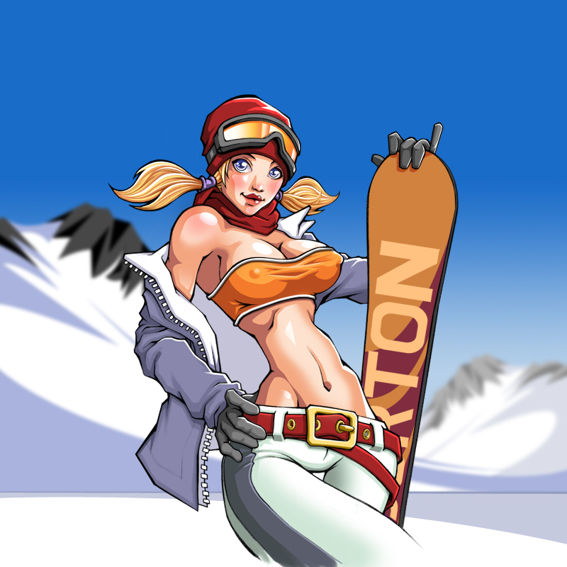 Snowboard girl - Let's ride