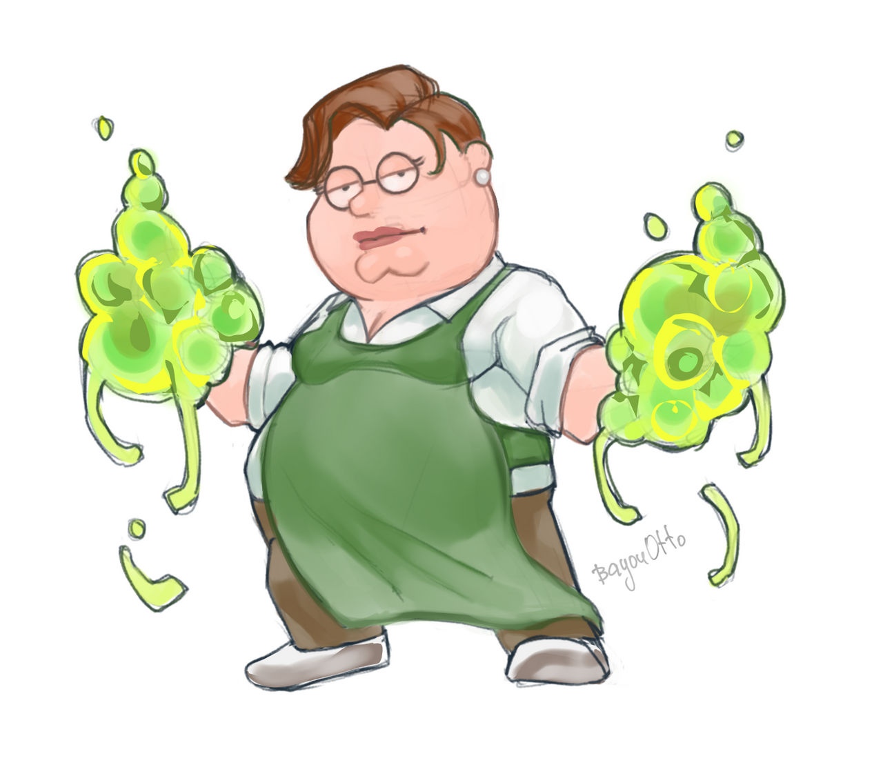 peter griffin dressed as a woman Long Legs Sticker John Waters Divine Trash Page