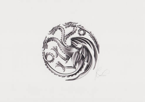 Game of Thrones - Blason de la Maison Targaryen