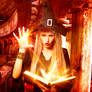 Beautiful witch
