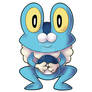 PKMN STICKERS: Froakie