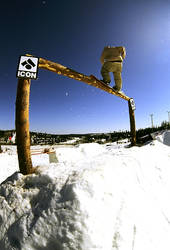 Snowboarding wooden