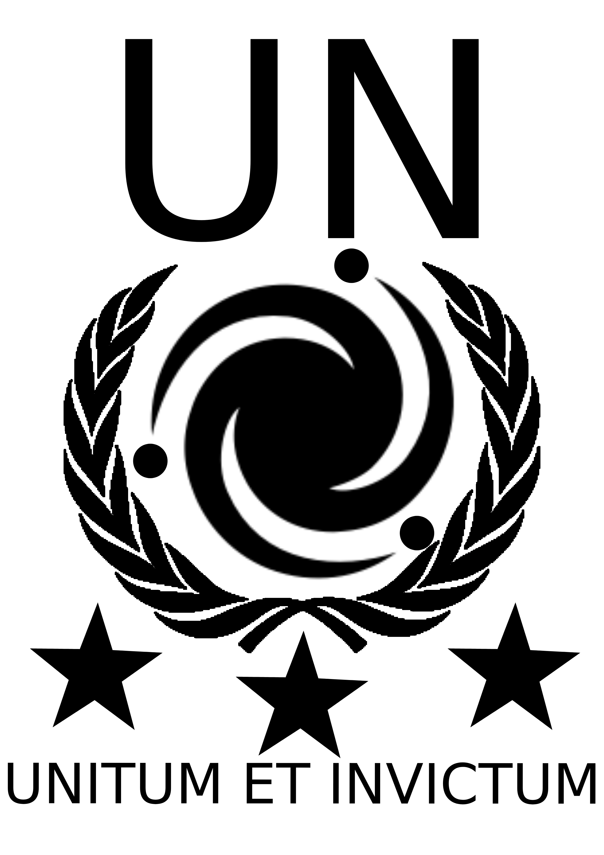 Unomit Icon Unitum Invictum: United Nations Logo. by ShadowtrooperDragon on DeviantArt