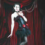 Showgirl in black
