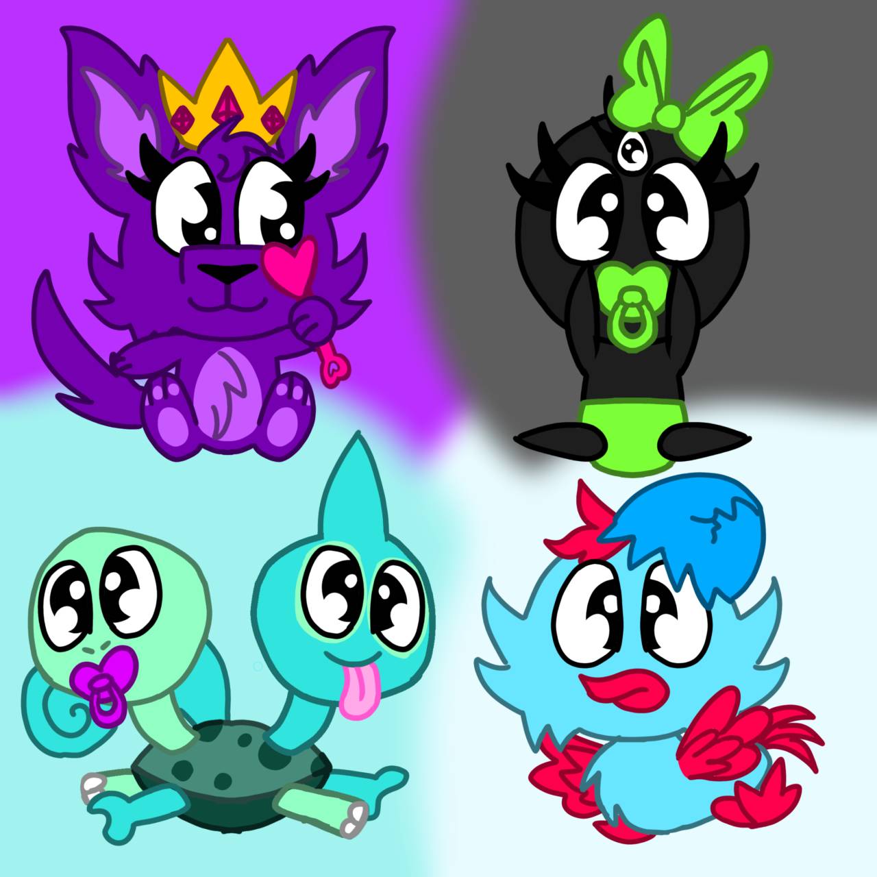 Garten of Banban 3 babies by JaydenFoxy2006 on DeviantArt