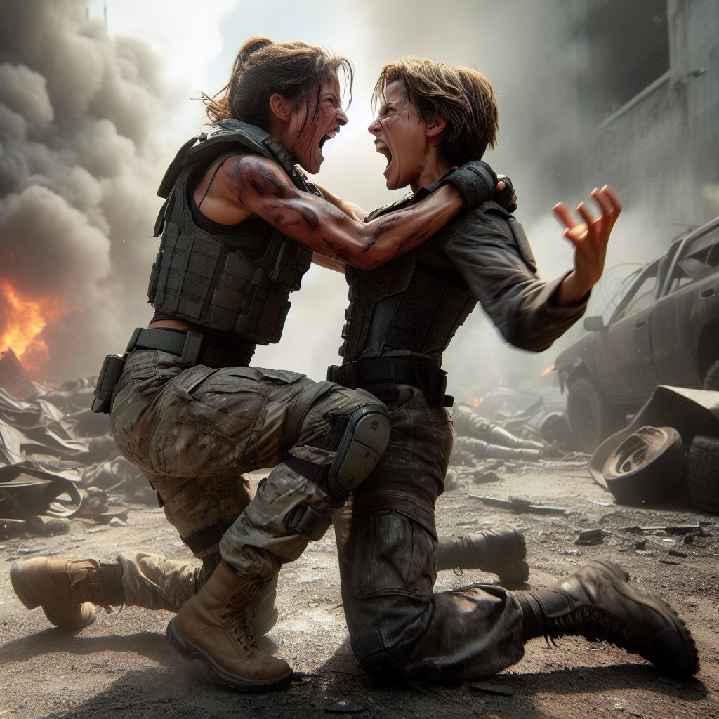 Brawl between Sarah Connor and Ellen Ripley by SuperheroFantasyMag on ...