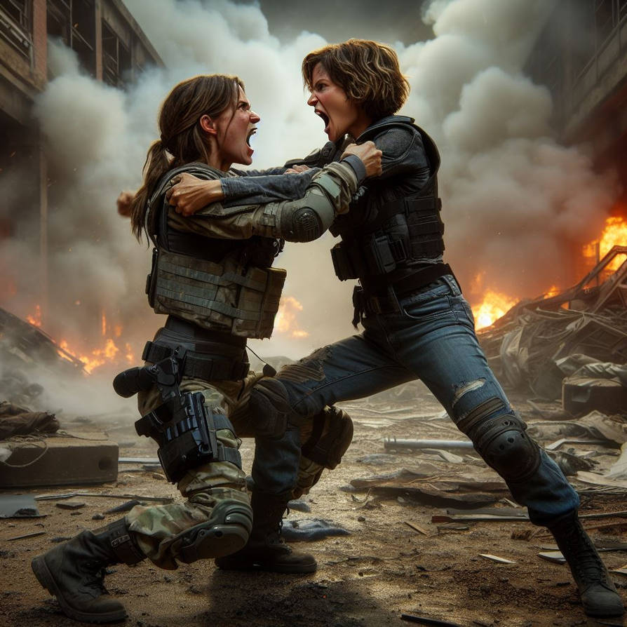 Brawl between Sarah Connor and Ellen Ripley by SuperheroFantasyMag on ...