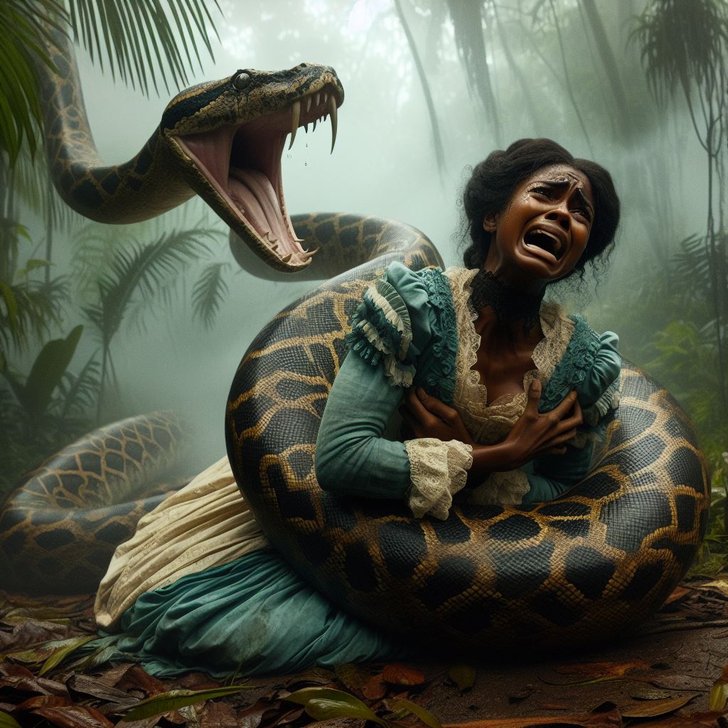 Python Constriction Deviantart Realistic Boa's Constriction of Jane Porter by AEAzine on DeviantArt