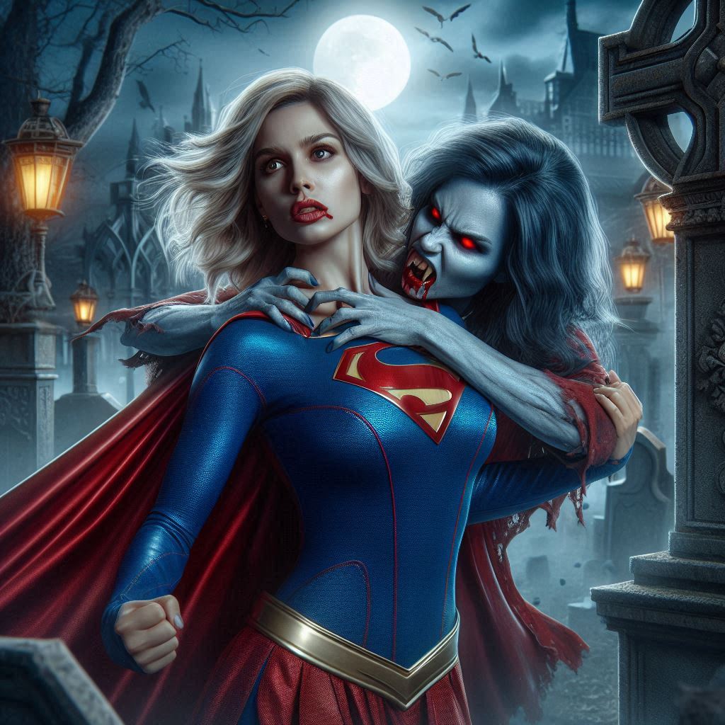 Supergirl and Vampires by SuperheroFantasyMag on DeviantArt