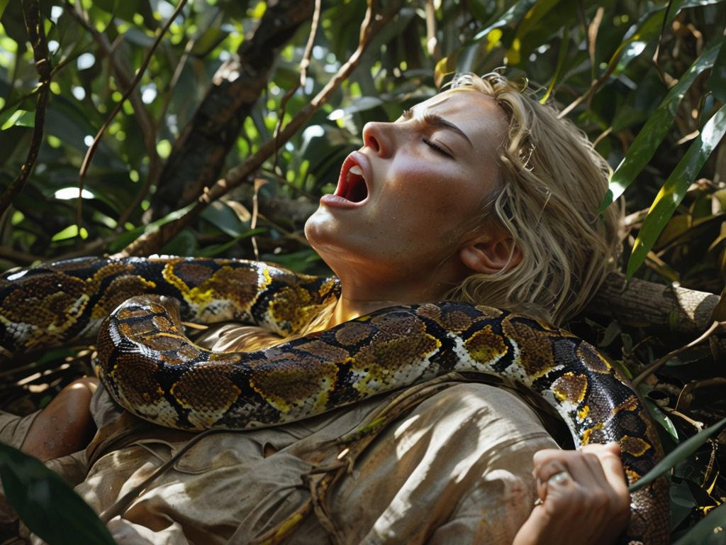 Princess Python Fight Jane Porter Fights a Hungry Python by SuperheroFantasyMag on DeviantArt