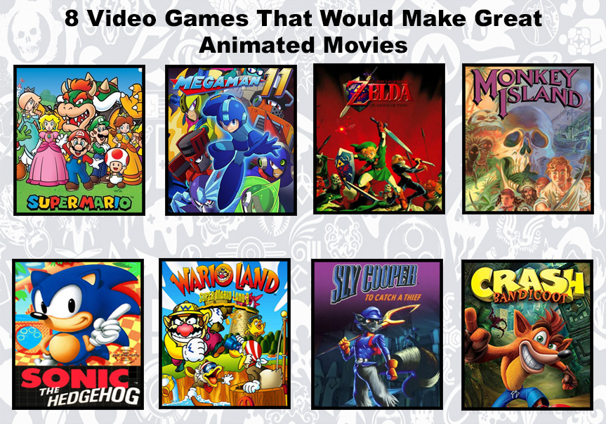 My Video Games That Would Make Good Animated Movie by CaptainWHaddock on  DeviantArt