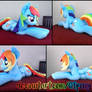 56 inch Lifesize Rainbow Dash plush