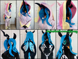 Lifesize Anthro Queen Chrysalis plush