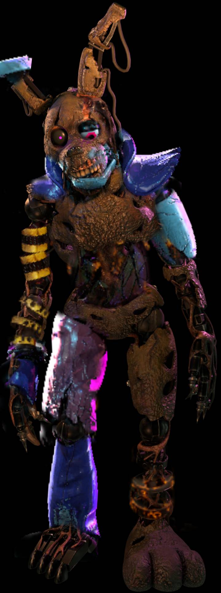 FNAF SB Ruin Glamrock Bonnie full body by Enderziom2004 on DeviantArt