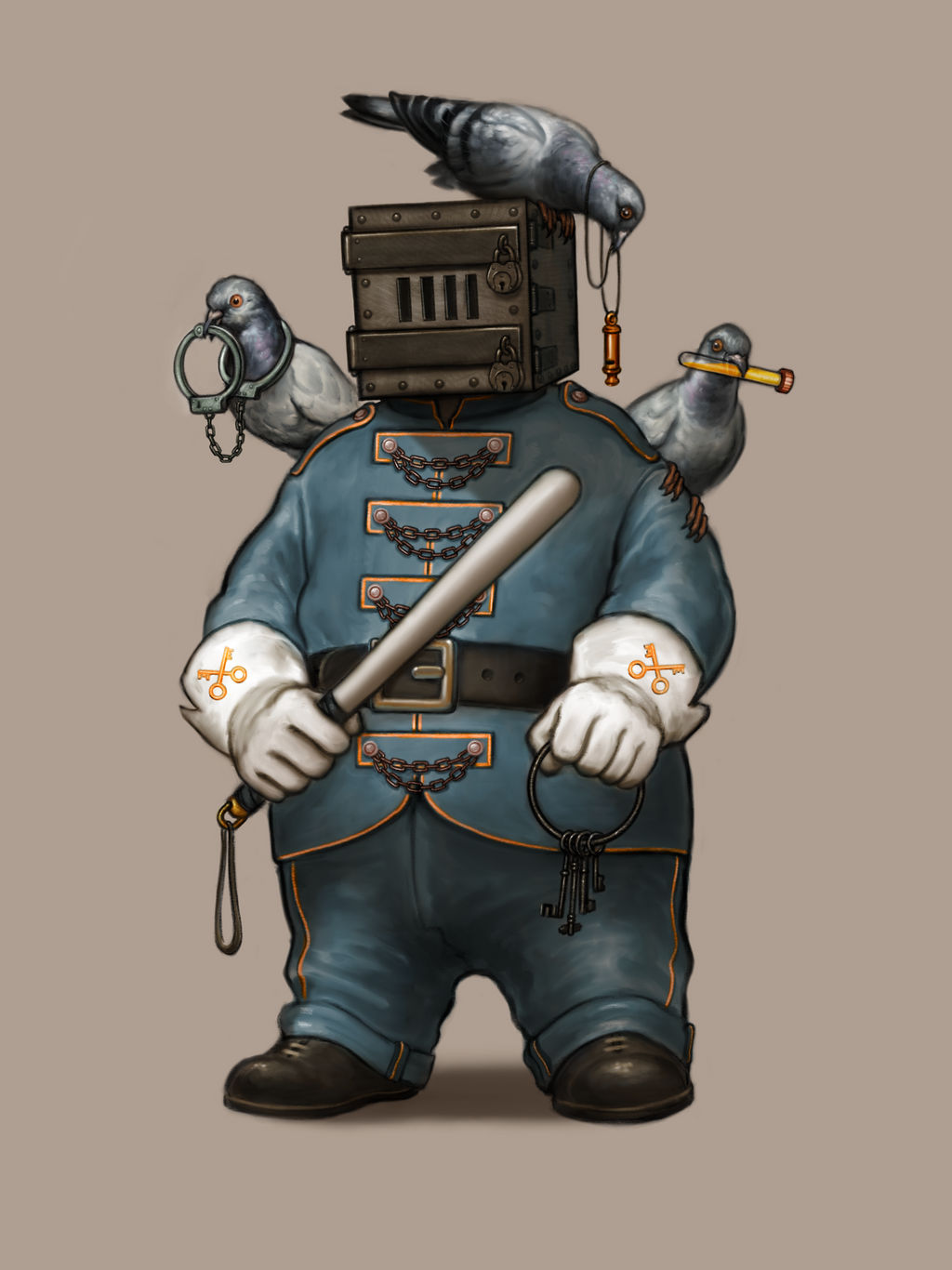 The Prison Guard by DanielKarlsson