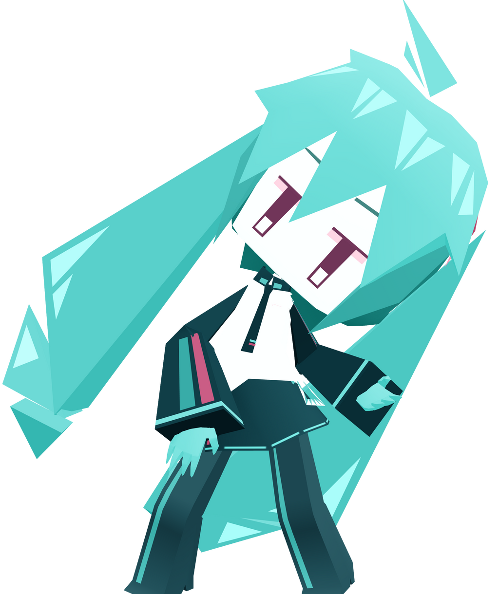 |DL SERIES| Paper Craft Hatsune Miku (72/?) by typhlosion4ever on