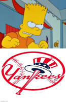 Bart Simpson Hates the New York Yankees