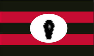 the flag of The Order of the Good Death