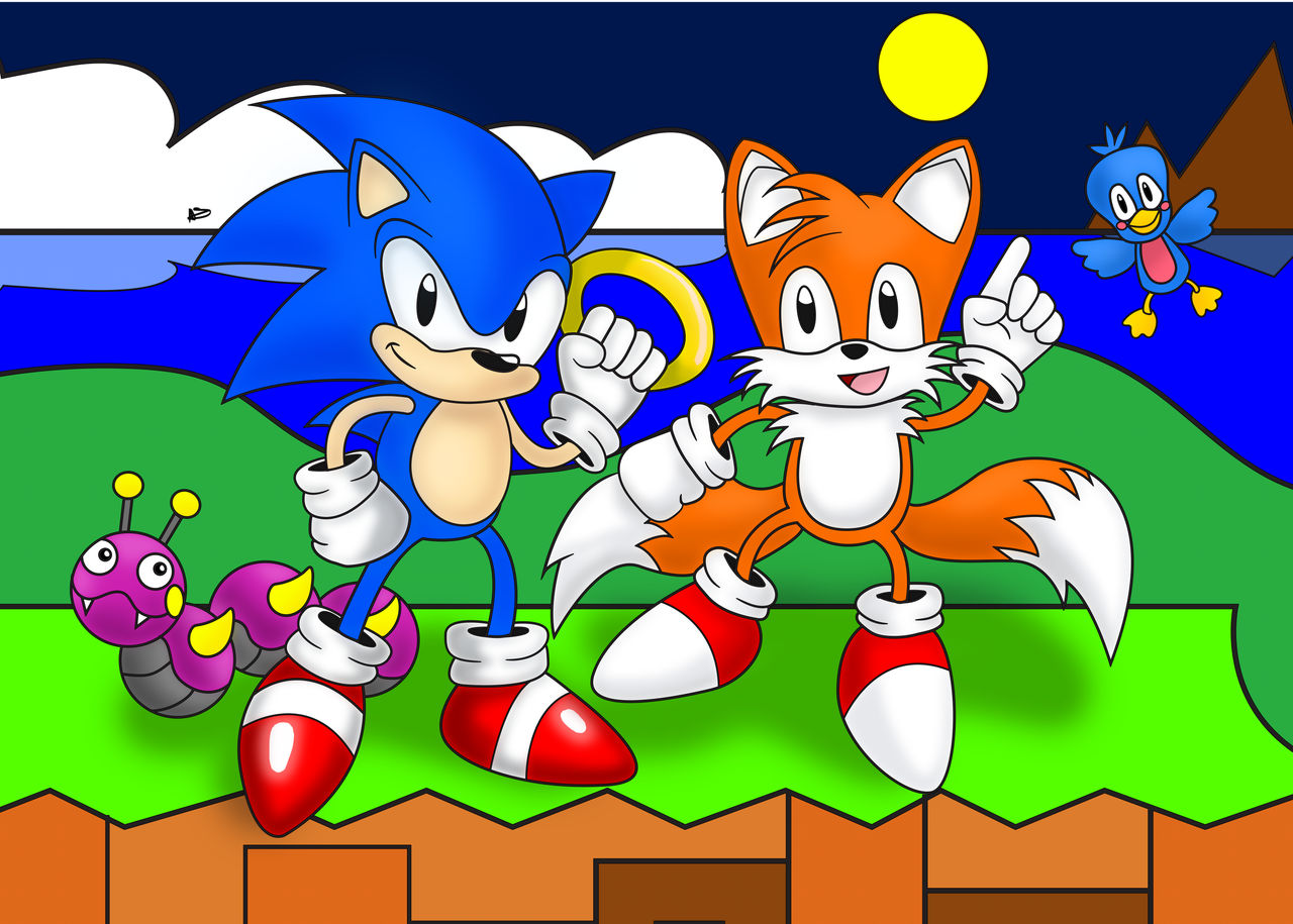 Sonic + Tails by LACK5HT on DeviantArt