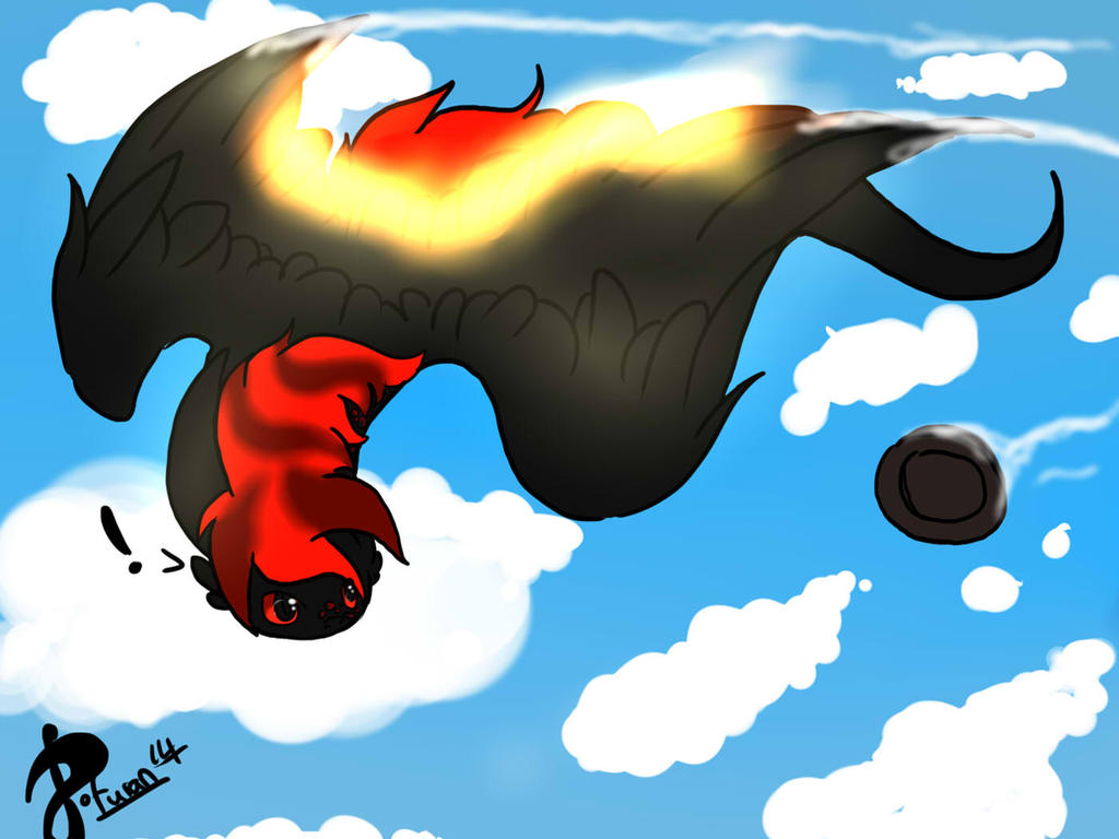 Ravenflame Flame Raven by dj-nightfury on DeviantArt