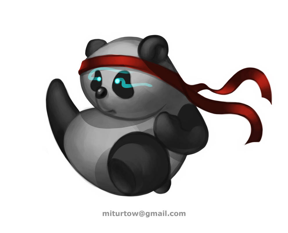 Ninja panda by Miturtow on DeviantArt Ninja panda by Miturtow on DeviantArt