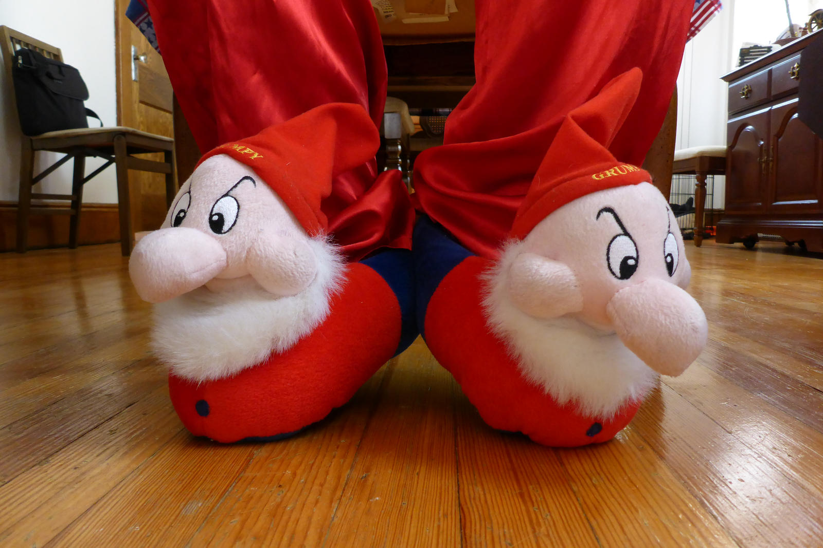 Grumpy slippers, front
