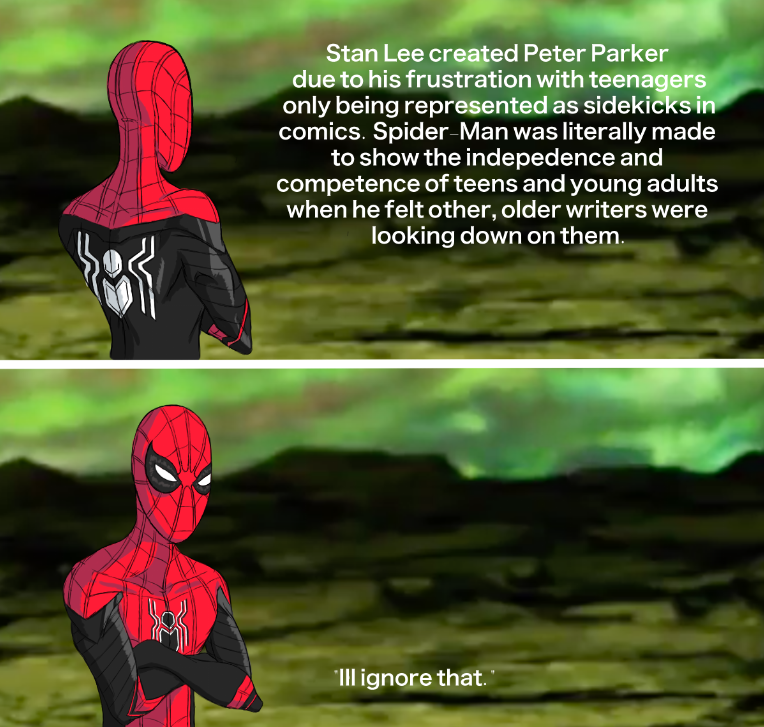 MCU Spider-Man bad haha by WyattStop on DeviantArt