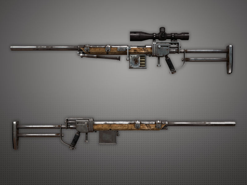Rusty Sniper Rifle (vray) by Kutejnikov on DeviantArt