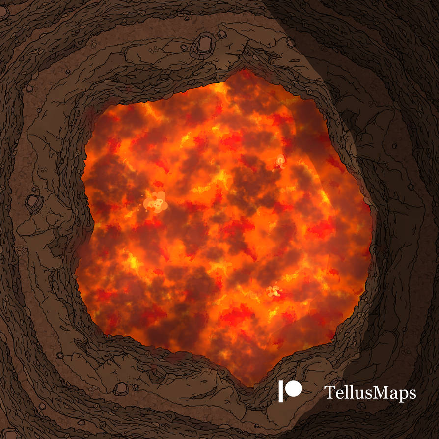 Volcano (Free Map) by TellusMaps on DeviantArt