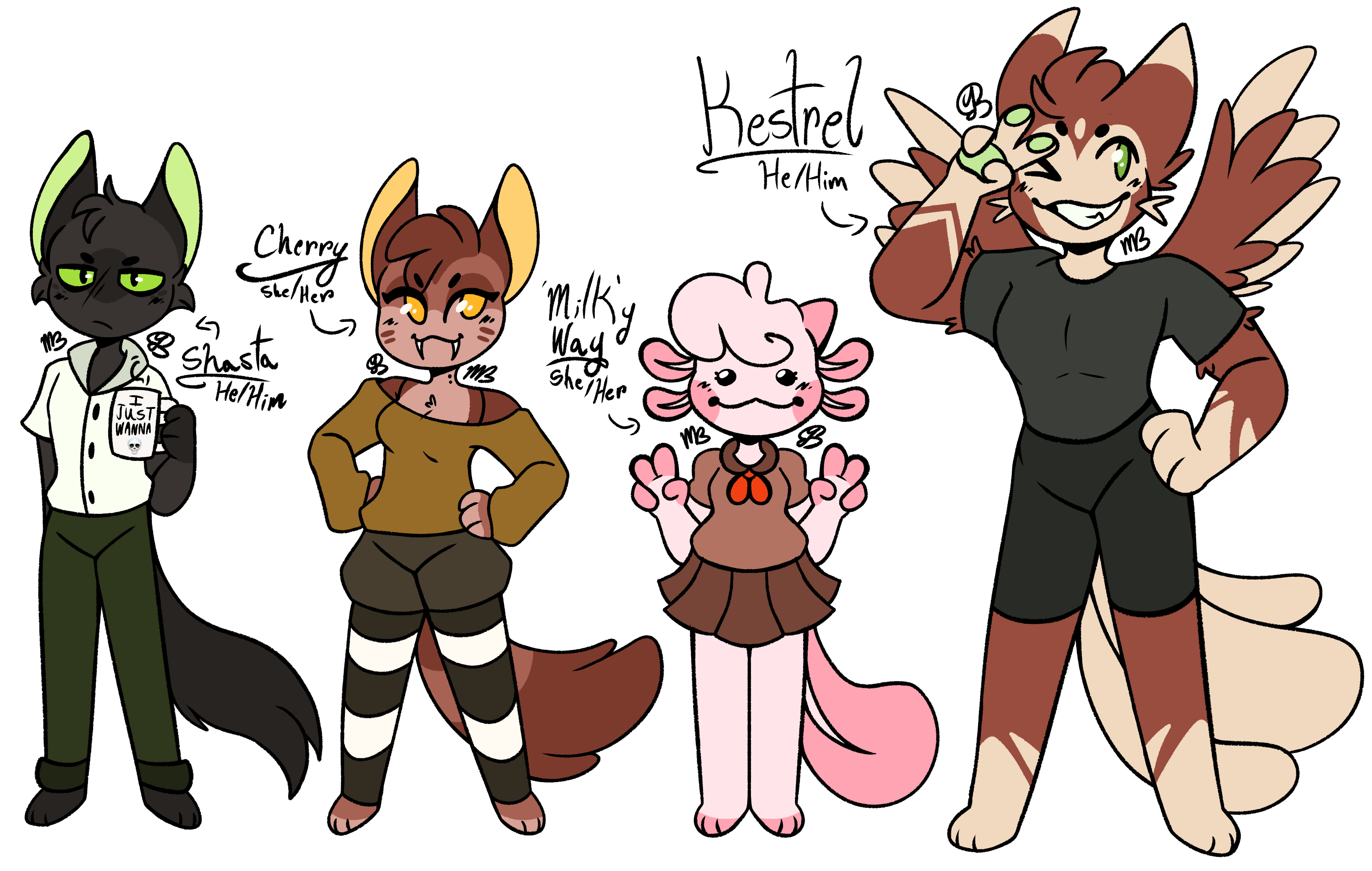 Furry Ocs by MysticMewmii on DeviantArt