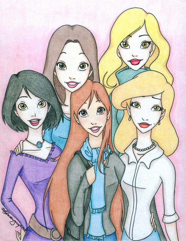Edward's Girls - Coloured by Tella-in-SA on DeviantArt