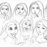 Rapunzel Sketches